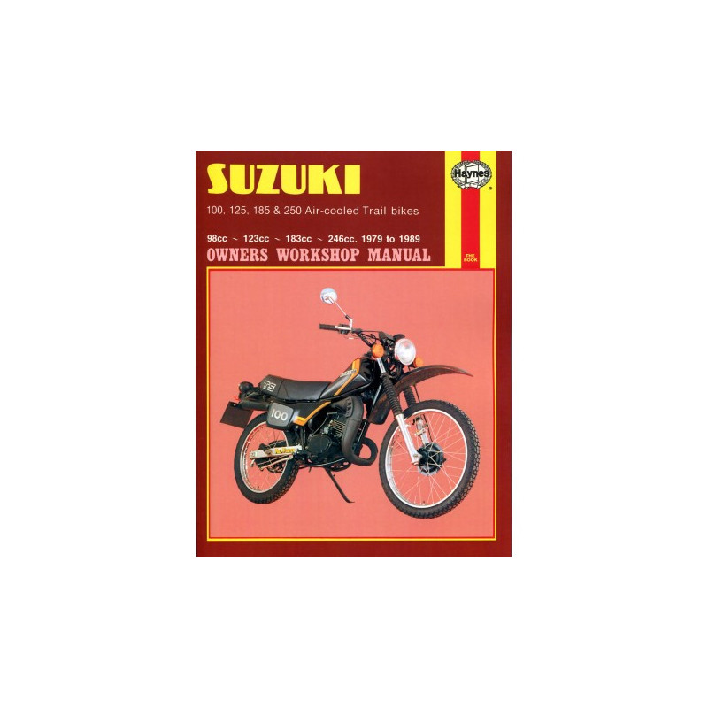 Suzuki 100 125 185 & 250 Air-cooled Trail bikes 1979 - 1989