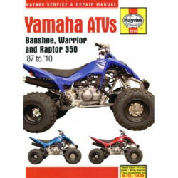 Yamaha Banshee Warrior & Raptor ATVs 1987 - 2010