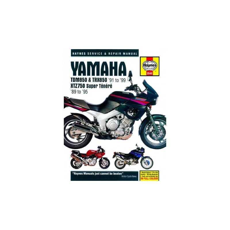 Yamaha TDM850 TRX850 & XTZ750 1989 - 1999