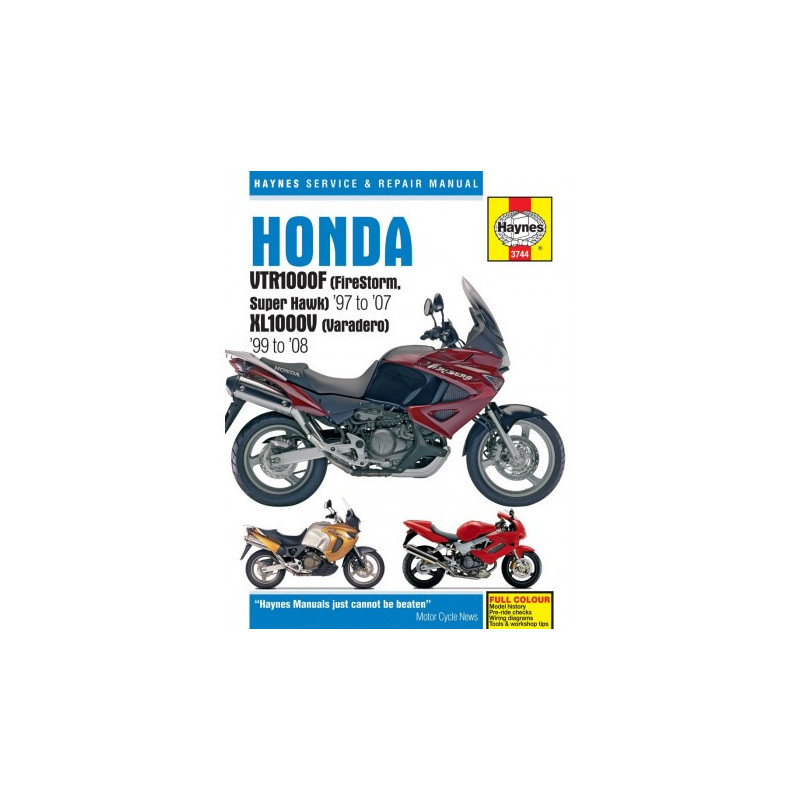 Honda VTR1000F (FireStorm Super Hawk) 1997 - 2007 & XL1000V (Varadero) 1999 - 2008