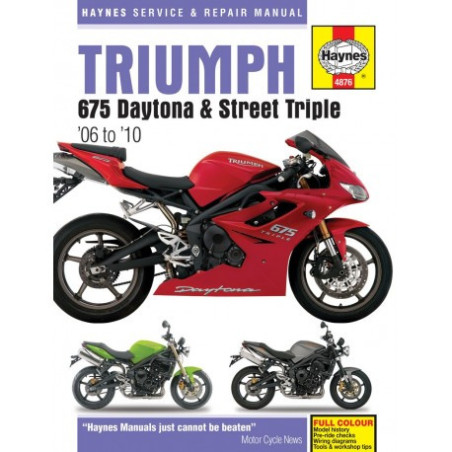 Triumph 675 Daytona & Street Triple 2006 - 2010