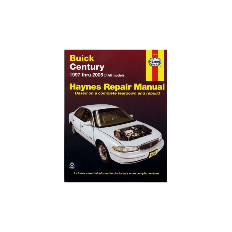 Buick Century Haynes Repair Manual for 1997 thru 2005