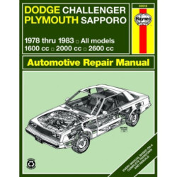 Dodge Challenger & Plymouth Sapporo Haynes Repair Manual for 1978 thru 1983