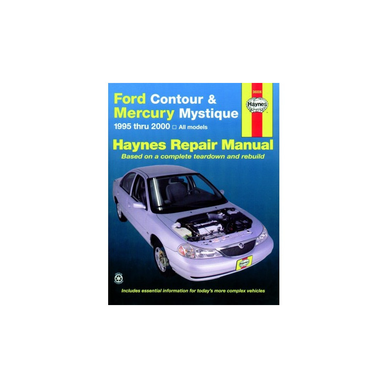 Ford Contour and Mercury Mystique Haynes Repair Manual for 1995 thru 2000