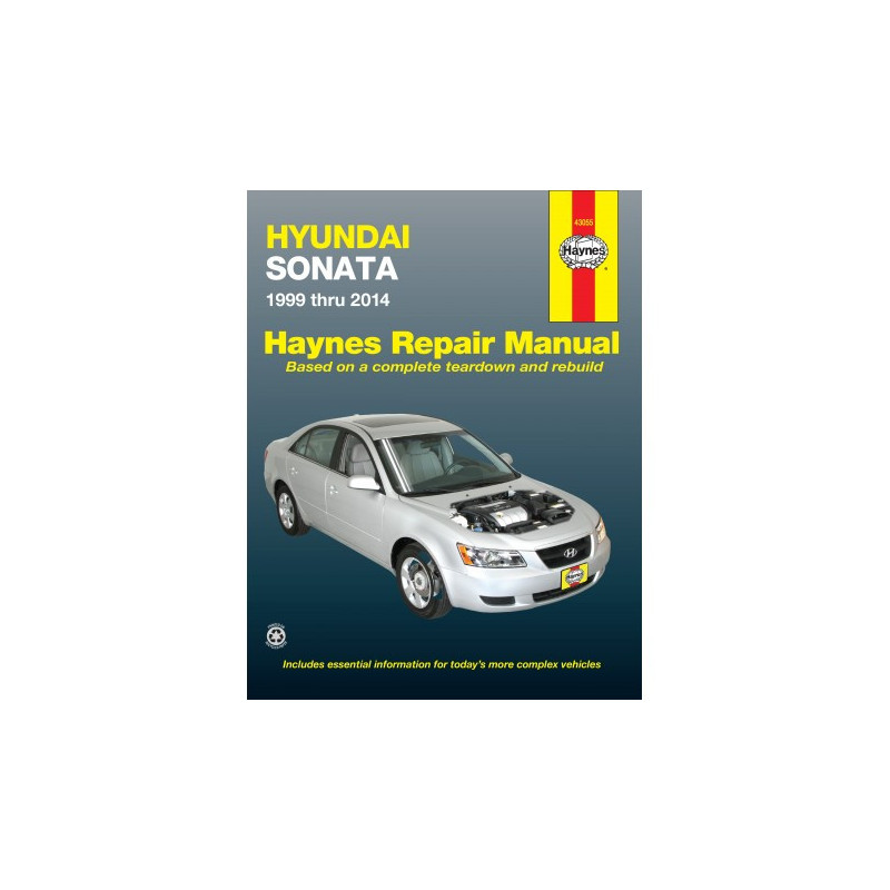 Hyundai Sonata Haynes Repair Manual for 1999 thru 2014 (Does not include information specific to hybrid models)