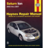 Saturn Ion Haynes Repair Manual for 2003 thru 2007