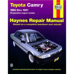 Toyota Camry Haynes Repair Manual covering all gasoline models of 1983 thru 1991