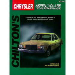 Chrysler Aspen/ Volare Chilton Repair Manual for 1976-80