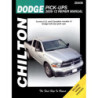 Dodge Pick-Up Chilton Repair Manual for 2009-12 covering all models (excludes 2009 fleet models equipped with the 5