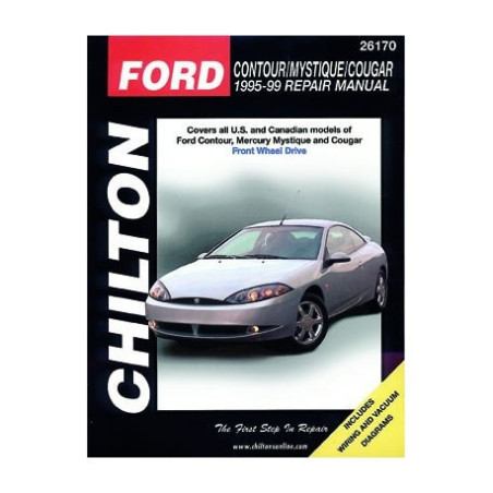 Ford Contour/Mystique/Cougar Chilton Repair Manual for 1995-99 covering all Front Wheel Drive models