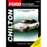 Ford Mustang/Capri Chilton Repair Manual for 1979-93 covering all models of Ford Mustang (1979-93) and Mercury Capr