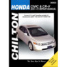 Honda Chilton Repair Manual for 2001-10 covering all models of the Honda Civic (2001-10) and CR-V (2002-09) excludi