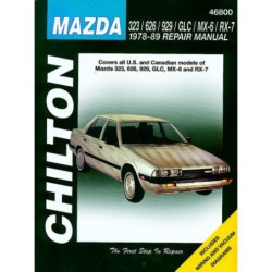 Mazda Chilton Repair Manual for 1978-89 covering all models of 323 626 929 GLC MX-6 and RX-7