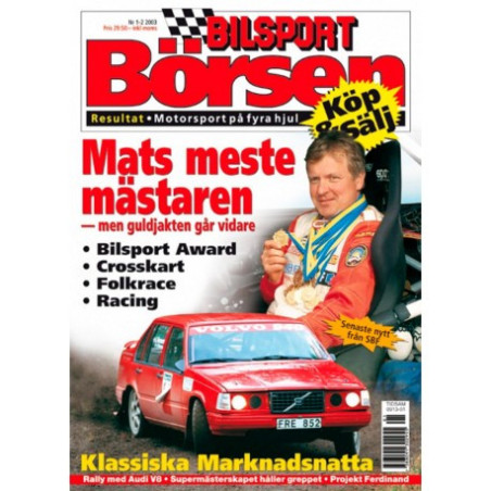 Bilsport Börsen nr 1  2003