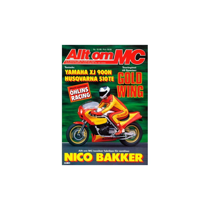 Allt om MC nr 12  1985