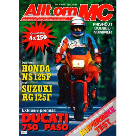 Allt om MC nr 7  1986