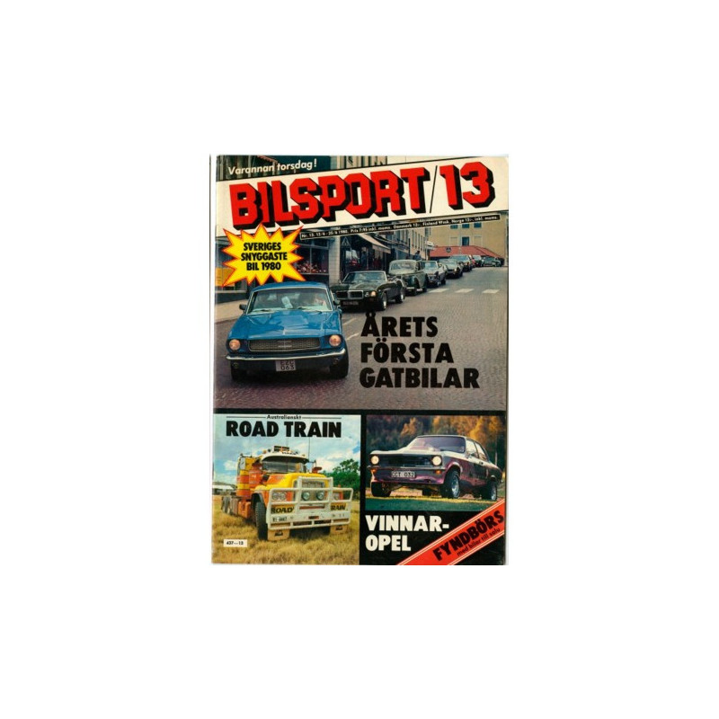 Bilsport nr 13  1980