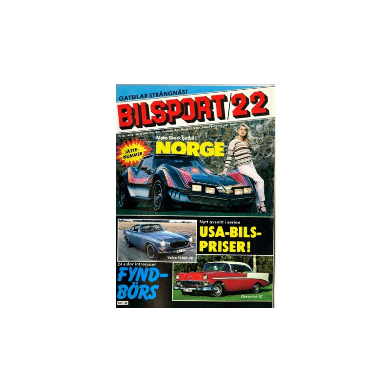 Bilsport nr 22  1982