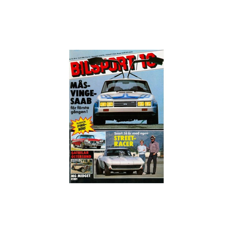 Bilsport nr 10  1982