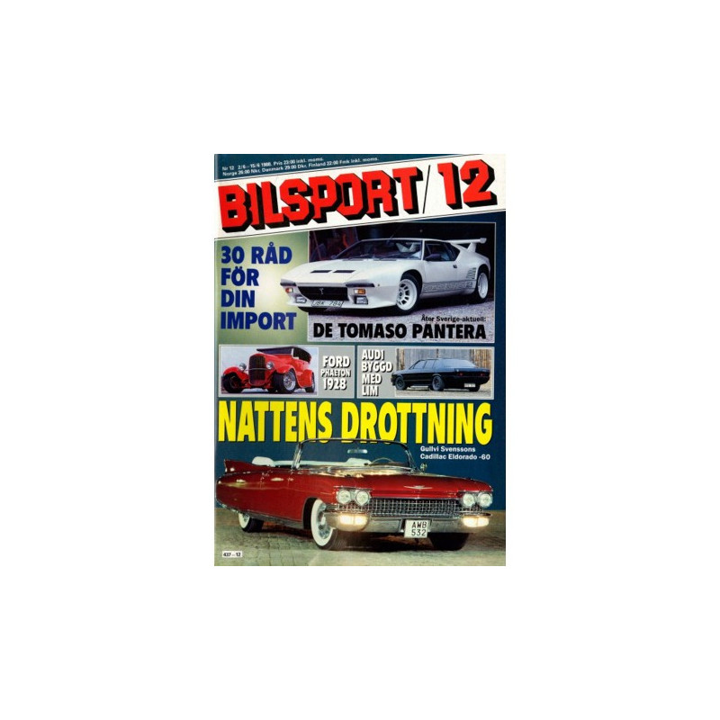 Bilsport nr 12  1988