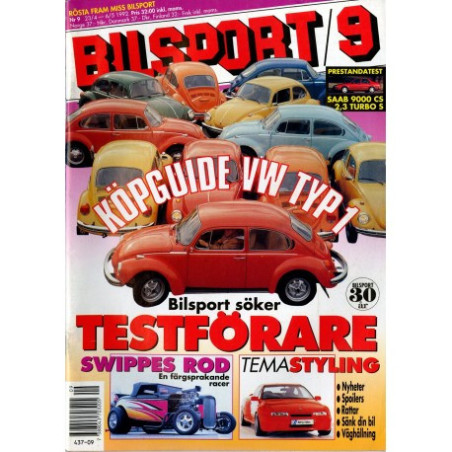 Bilsport nr 9  1992