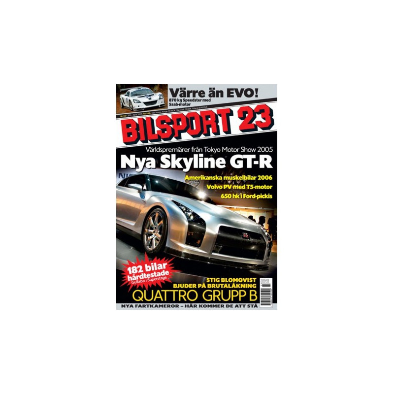 Bilsport nr 23  2005