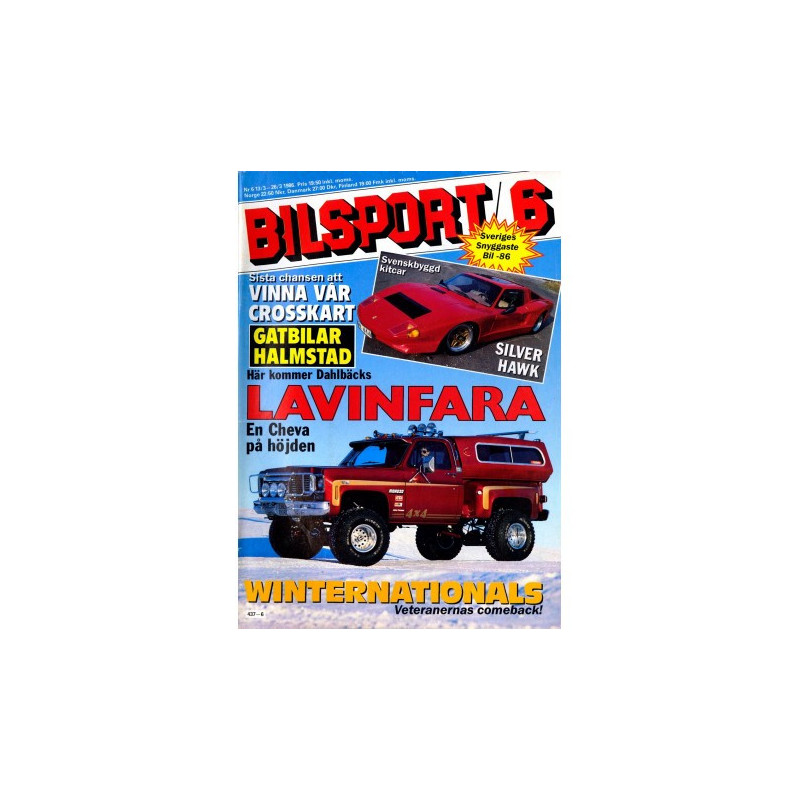 Bilsport nr 6  1986