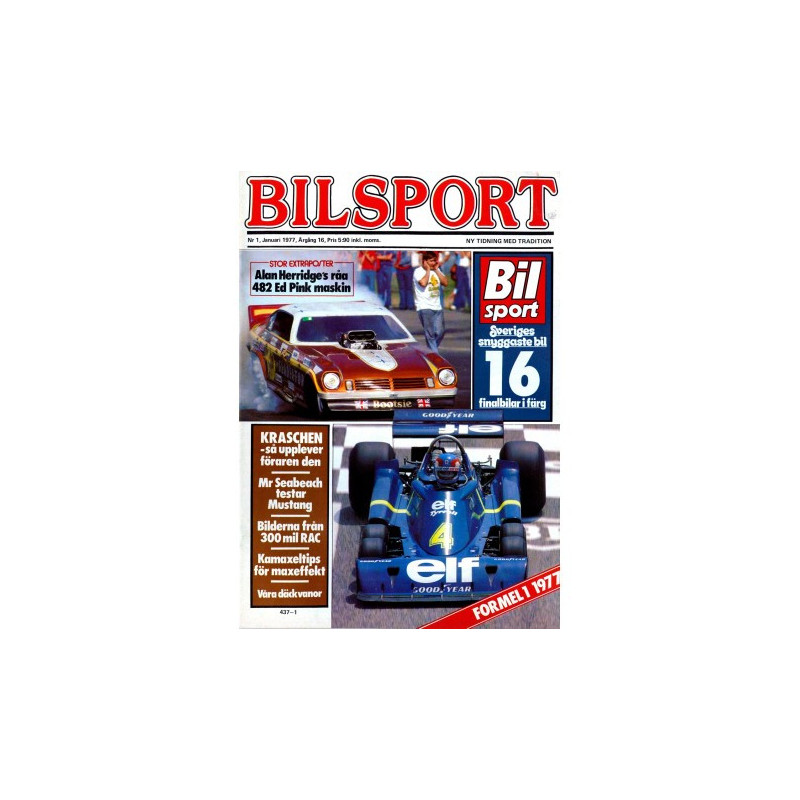 Bilsport nr 1  1977