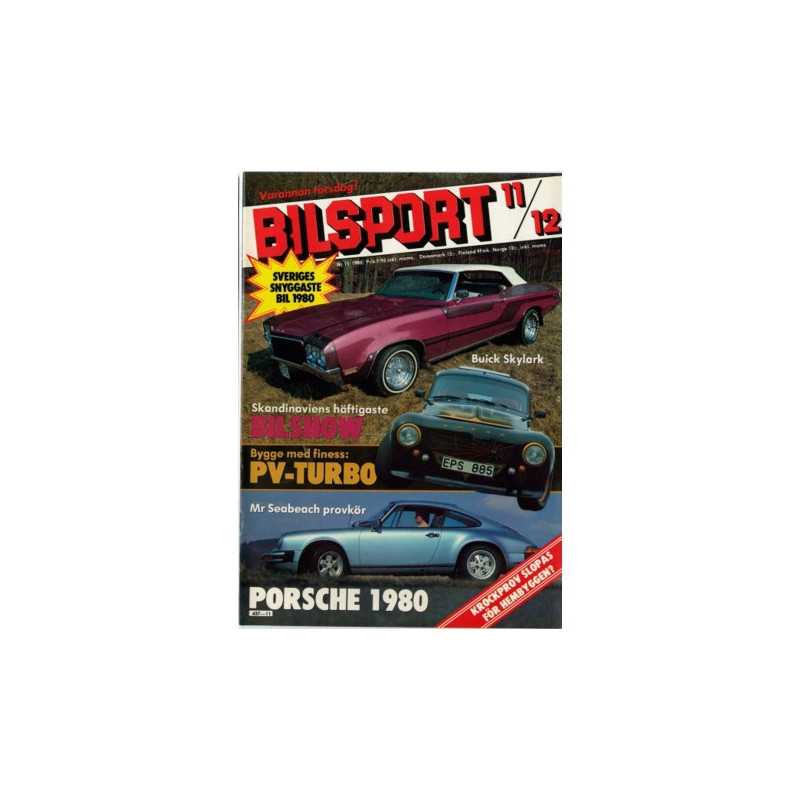 Bilsport nr 11  1980