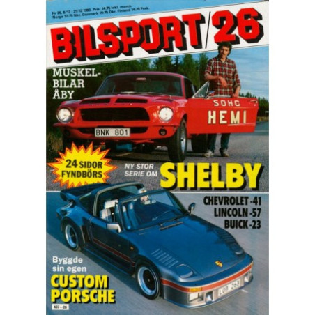 Bilsport nr 26  1983