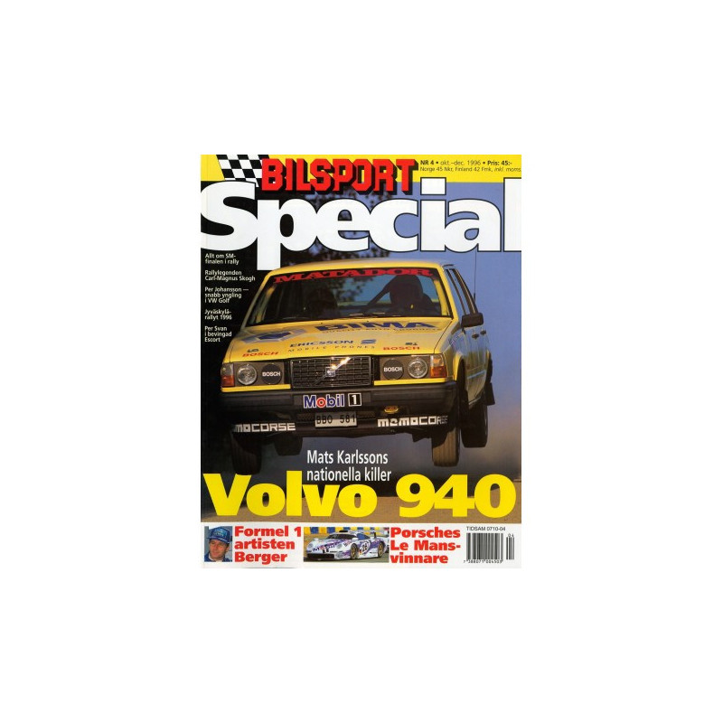 Bilsport Special nr 4 1996