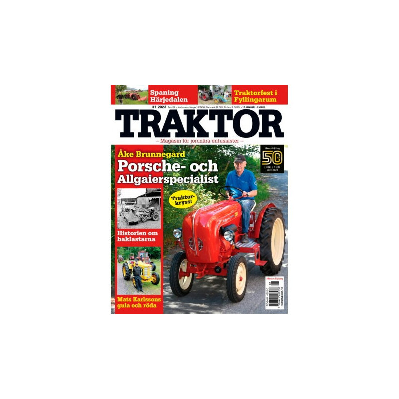 Lojalitetserbjudande: 3 nr Traktor 119kr