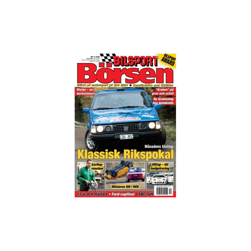 Bilsport Börsen nr 12 2008