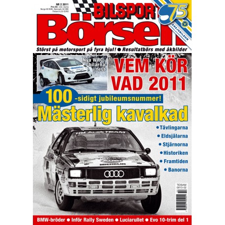 Bilsport Börsen nr 2 2011